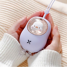 Máy Sưởi Tay Mini Cầm Tay Làm Ấm Nhanh Sạc USB Mức Độ Nhiệt Tùy Chỉnh Tiện Dụng Văn Phòng Du Lịch Phượt Dã Ngoại – Hàng Nhập Khẩu - HAPPY