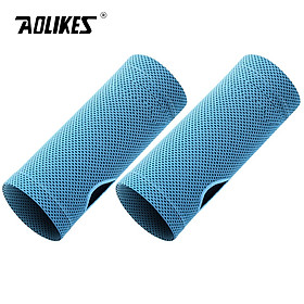 Bộ 2 băng đeo cổ tay thấm mồ hôi AOLIKES A-CW185 Cool sports wristband