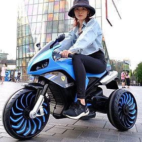 Mua Xe máy điện 3 bánh 900S moto thể thao đạp ga 2 động cơ cho bé (Đỏ-Trắng-Xanh dương-Xanh lá)