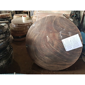 Thớt gỗ nghiến cỡ lớn, kích cỡ 49cm x 6cm
