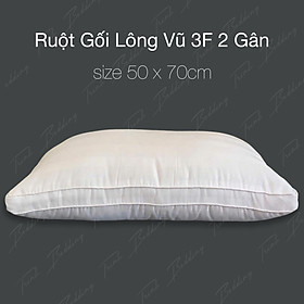Ruột Gối Lông Vũ Chuẩn Khách Sạn 5 Sao Bông Sợi Cực Mịn Cảm Giác Nằm Êm Ái Trinh Bedding 50x70cm - Ruột Nằm Premium 50 x 70cm