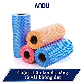 Cuộn Giấy Lau Đa Năng Bằng Khăn lau bếp Vải Không Dệt, Cuộn Giấy Vải Lau Đa Năng Tiện