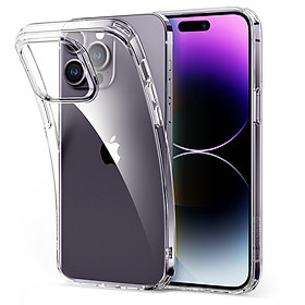 Ốp Lưng dành cho iPhone 14 Pro / 14 Pro Max/ 14/ 14 Plus/  ESR Project Zero Clear Case Trong Suốt Chống Ố Vàng - Kèm Combo Kính Cường Lực Màn Hình và Camera- Hàng Chính Hãng