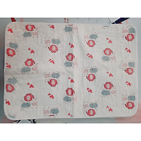 Miếng Lót Chống Thấm Cao Cấp 5 Lớp Cho Bé Size 50 x 70 cm/ Tấm Lót Chống Thấm