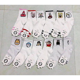Combo 10 Tất Hàn Quốc In Hình Hoạt Hình Siêu Xinh