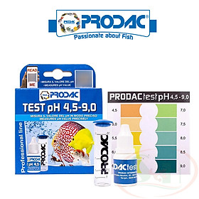 Bộ Prodac pH Test Kit kiểm tra chỉ số pH bể cá tép thủy sinh nước biển