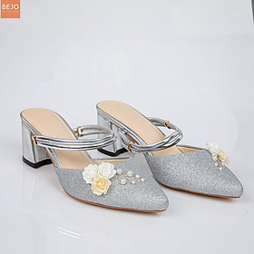 GIAFY CƯỚI - GIÀY CÔ DÂU BEJO H43 3HOA - WEDDING SHOES