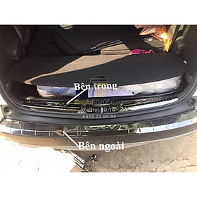 BỘ SẢN PHẨM Nẹp bước chân và ốp chống trầy cốp Honda CRV, CR-V 2018-2019 - Mẫu Titan