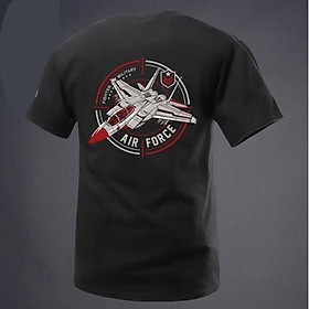 Áo thun_AIR FORCE_chiến thuật_dã ngoại - đen
