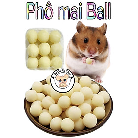Phô mai viên tròn vỗ béo,thơm , phô mai ball . Thức ăn cho hamster, thỏ bọ sóc chinchilla..
