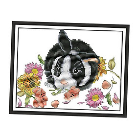 Floral Pattern Cross Stitch Kits Needlecrafts Embroidery Home Ornament 11CT