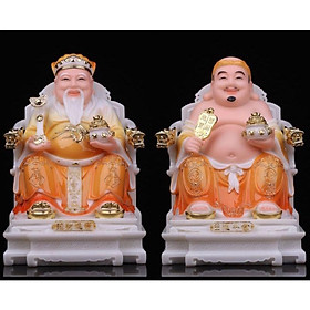 Thần Tài Thổ Địa Đá. Cao 16cm