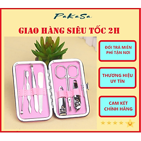 Bộ Bấm Móng 7 Món Kèm Hộp Dễ Thương - Hàng Chính Hãng ( Họa Tiết Ngẫu Nhiên)