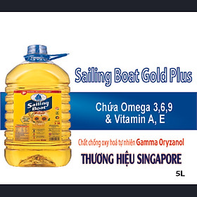 Dầu ăn Sailing Boat Gold Plus 5L