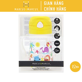 Bình uống nước có ống hút cho bé Tritan Marcus & Marcus, từ 12 tháng