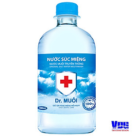 Nước súc miệng Dr. Muối truyền thống 500ml