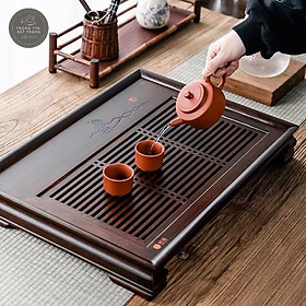 Mua Khay Trà Tre Cao Cấp Chữ Nhật Lớn Kích Thước 55*39*7.5 KT 25.2