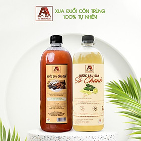 Combo Lau Sàn Sả Chanh + Quế, Nước Lau sàn AN AN đã được kiểm định tại sở
