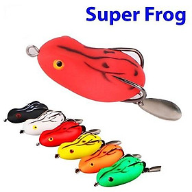 Mồi giả câu cá lóc Super Frog, nhái hơi lure siêu nhạy 