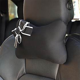 Gối tựa đầu/thắt lưng xe hơi chống mỏi cổ bằng vải lụa thoáng khí thoải mái