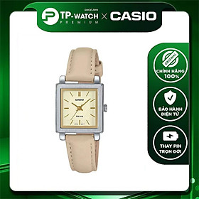 Đồng Hồ Nữ Dây Da Casio Standard LTP-E176L-5A Chính Hãng | LTP-E176L-5AVDF