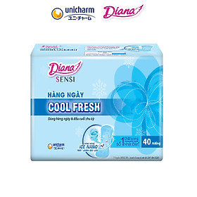 Băng Vệ Sinh Diana Sensi Hàng Ngày Cool Fresh 40 Miếng/Gói