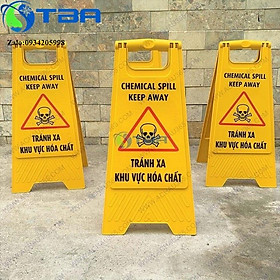 Mua Biển cảnh báo chữ A nhập khẩu cao cấp   TRÁNH XA KHU VỰC HÓA CHẤT  
