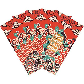 Bộ 5 Bao Lì Xì SDstationery Cát Niên Mỹ Ý - Ngũ Phúc Lâm Môn