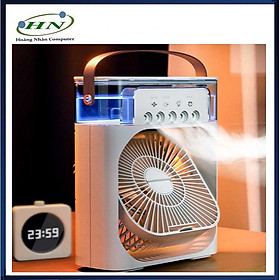 Mua Quạt điều hoà mini  quạt hơi nước để bàn 3 chế độ gió dung tích bình chứa nước 600ml tích hợp đèn led - HN - MÀU NGẪU NHIÊN