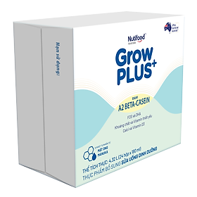 Thùng Sữa uống dinh dưỡng GrowPLUS+ A2 Beta-casein (24 hộp x 180ml)