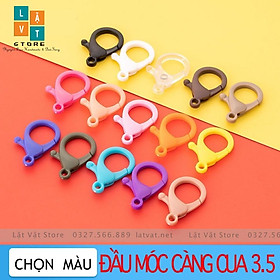 Đầu móc khoá càng cua nhựa ABS 3.5 cm - làm handmade, thủ công - giá sĩ, càng tôm, keychain, móc khoá khẩu trang