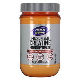 Creatine Monohydrate, Micronized Powder | Giúp duy trì các mô cơ hiện có, hỗ trợ sự tăng trưởng và phát triển của khối lượng nạc, và thúc đẩy hiệu suất tối ưu trong các bài tập ngắn cường độ cao (500gram - 1.1 LBS)