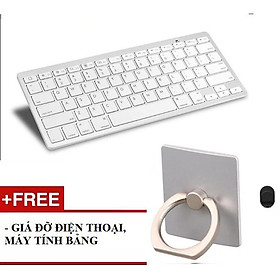 Mua Bàn phím Bluetooth cho tabs tặng kèm giá đỡ điện thoại 202_u