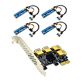 PCI- USB 3.0 Extender Card Expansion Black Yellow
