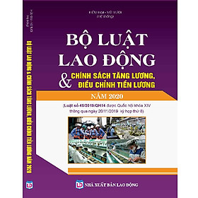 Download sách BỘ LUẬT LAO ĐỘNG & CHÍNH SÁCH TĂNG LƯƠNG, ĐIỀU CHỈNH TIỀN LƯƠNG NĂM 2020