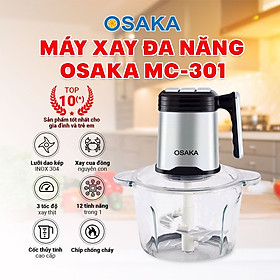 Mua Máy xay thịt đa năng chuyên nghiệp OSAKA MC-301 - 3lít - 3 tốc độ - Hàng chính hãng