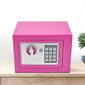 Mua Két sắt mini điện tử nhỏ màu hồng không có khe nhét tiền