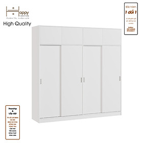 [Happy Home Furniture] ELEGANT, Tủ quần áo cửa lùa 2m2x2m2 , 220cm x 54cm x 220cm ( DxRxC), TCL_007