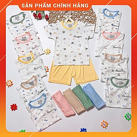 BỘ CỘC TAY Ava thun lạnh pe tit CHO BÉ TRAI VÀ BÉ GÁI 5-15KG