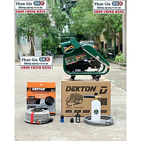 Mua Máy Rửa Xe Công Nghiệp Dekton DK-HPW2350 - Công Suất 2350W - Có Chỉnh Áp - Motor Đầu Rời - Di Cuyển Bằng  Bánh Xe