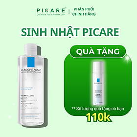 Nước Tẩy Trang Làm Sạch Sâu Cho Da Nhạy Cảm La Roche-Posay Micellar Water Ultra Sensitive Skin 400ml