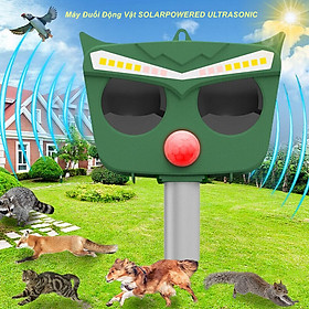 Mua Thiết Bị Xua Đuổi Động Vật SOLARPOWERED ULTRASONIC Với 5 Cường Độ Siêu Âm - Home and Garden