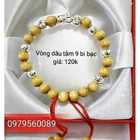 Vòng dâu tằm cho bé gái 9bi bạc