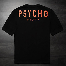 Áo thun nam nữ tay lỡ form rộng unisex PSYCHO vải cotton 100% - Giá sỉ Unisex aothununisex aophongnam