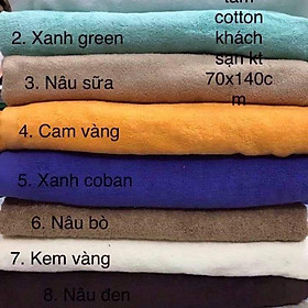 Khăn tắm cotton hàng khách sạn xuất nhật dư kt 70x140