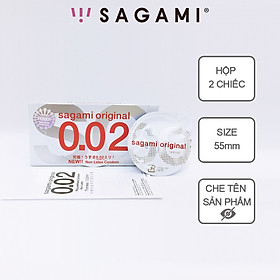 Bcs Sagami 002 - Siêu mỏng - Non Latex - 2s - Che Tên Sản Phẩm