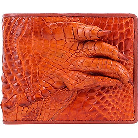 Ví Nam Da Cá Sấu Gù Chân Huy Hoàng HT2234 (12.5 x 10 cm) - Vàng