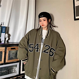 Áo khoác bomber dù unisex form rộng 2 lớp 4526 Nam nữ