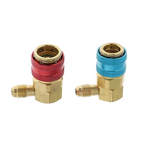 R-12 to R-134A Air Conditioning Refrigerant Connector High Low Adapter