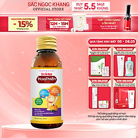 Siro Ăn Ngon Hoa Thiên SẮC NGỌC KHANG giúp hổ trợ kích thích hệ tiêu hóa & ăn ngon miệng chai 120ml